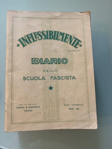 Diario epoca fascista - diario, 1932/