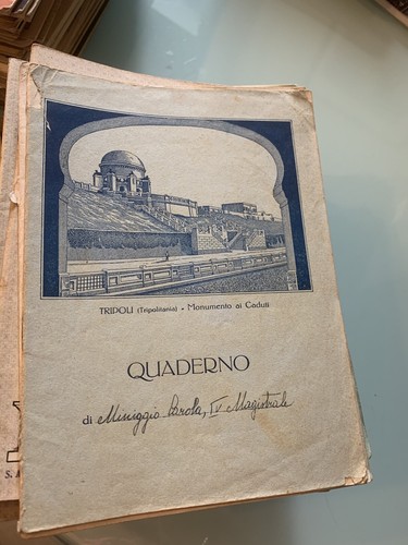 Quaderno epoca fascista - quaderno, d’epoca