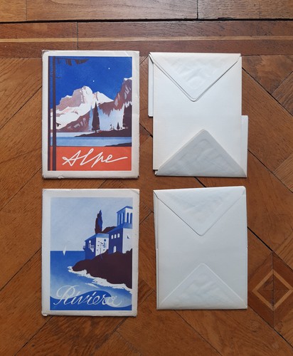 Carta lettere vintage epoca - da,