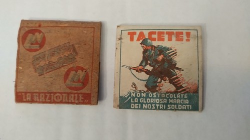 Fiammiferi epoca fascista - epoca, /