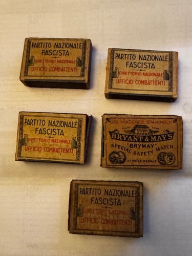 Scatole fiammiferi epoca - ,