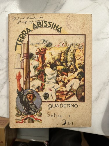Quaderno epoca fascista - quaderno, d’epoca