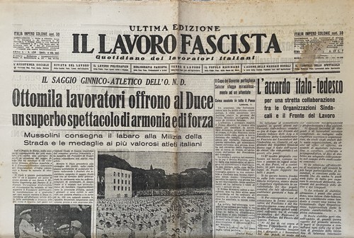 Quotidiano epoca fascista - quotidiano,
