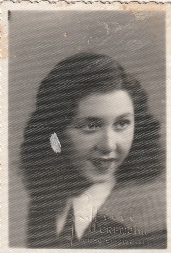 Foto epoca ritratto donna - b1,