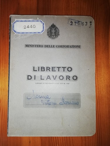 Libretto lavoro ministero - libretto,
